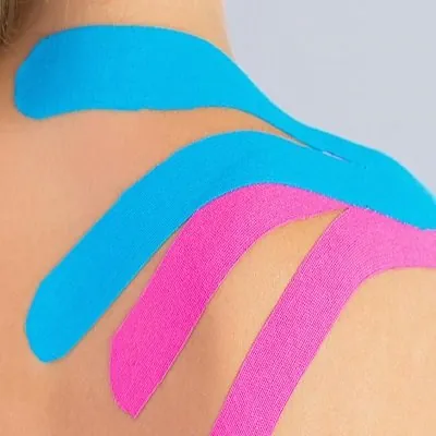 Vendaje neuromuscular de colores