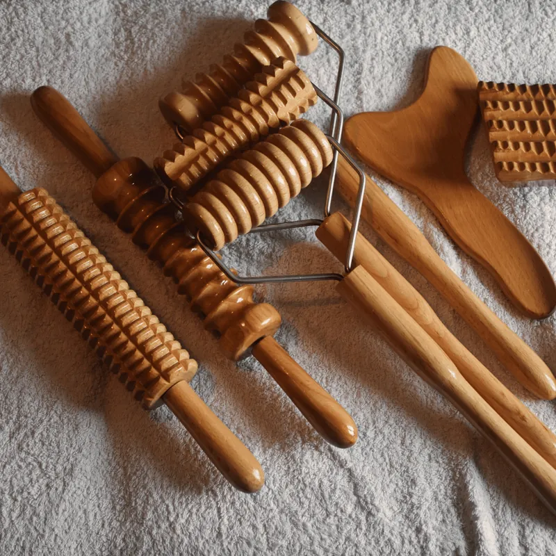 Instrumentos de maderoterapia